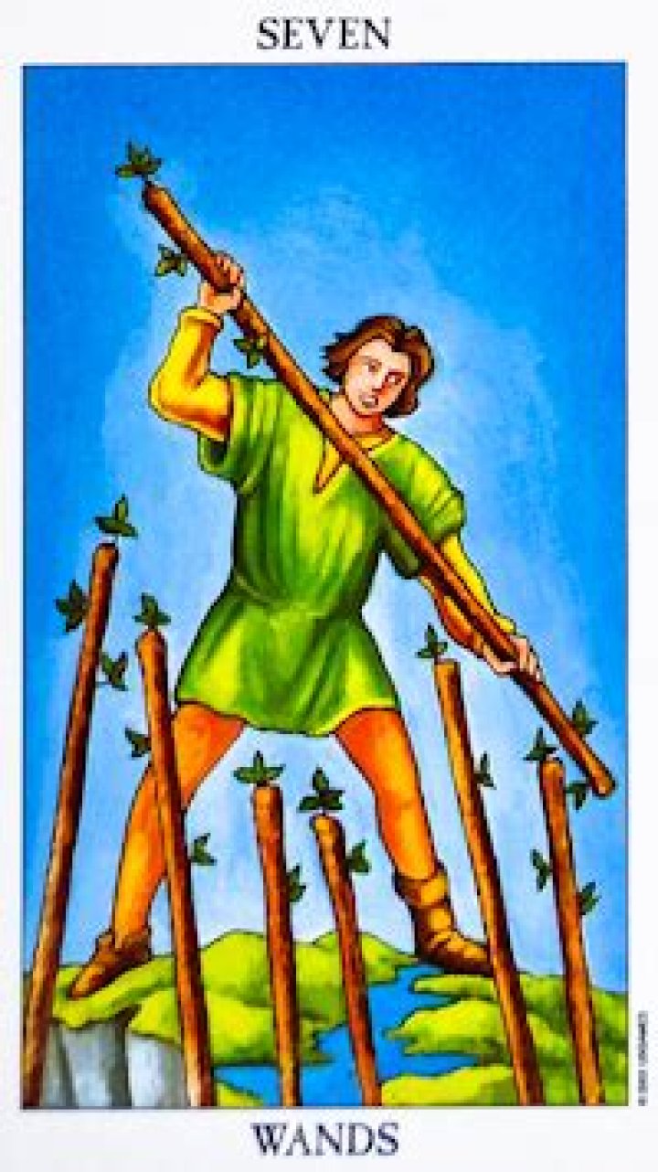 7 of Wands - Just Keep on Going Baby -