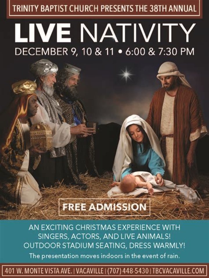 Holiday Light Displays and Live Nativities 2022