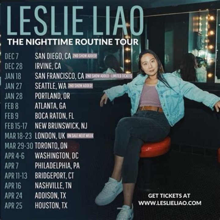 Leslie Liao: The Nighttime Routine Tour